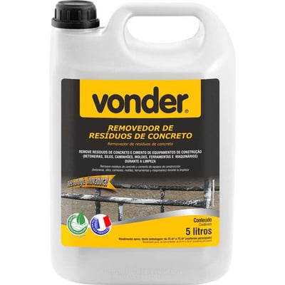 Removedor de resíduos de concreto, 5 litros