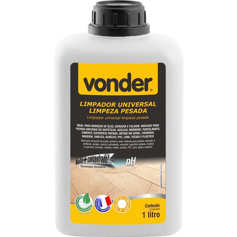 Limpador universal limpeza pesada, 1 litro