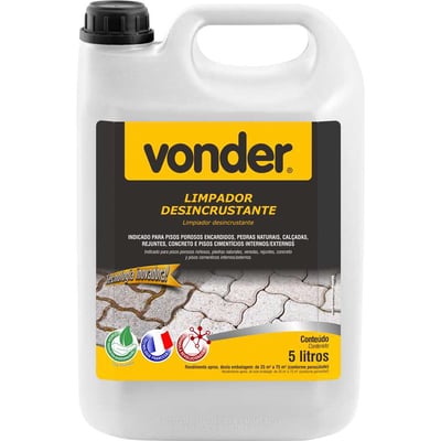 Limpador desincrustante, 5 litros