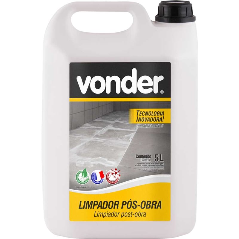 Limpador pós-obra, 5 litros