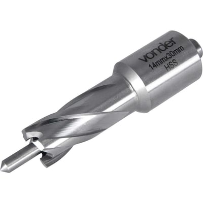 Broca anular, encaixe Weldon, 14 mm x 30 mm
