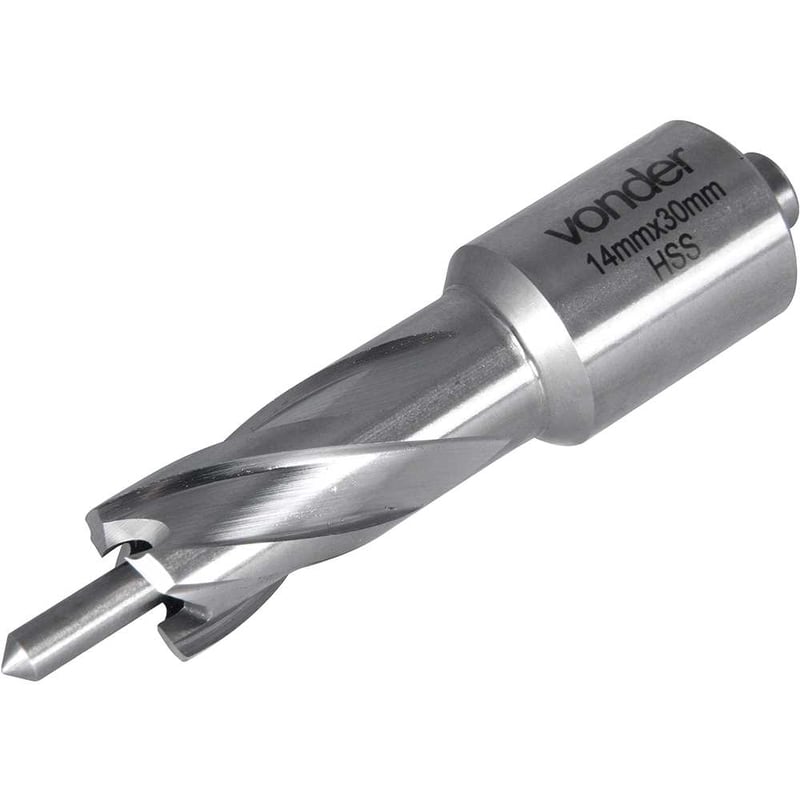 Broca anular, encaixe Weldon, 14 mm x 30 mm