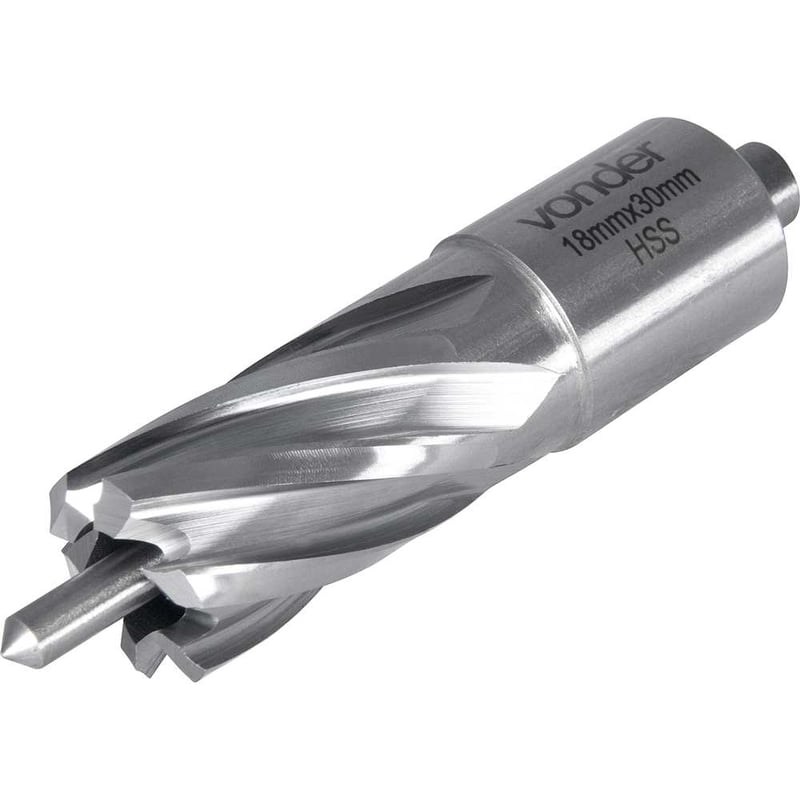 Broca anular, encaixe Weldon, 18 mm x 30 mm