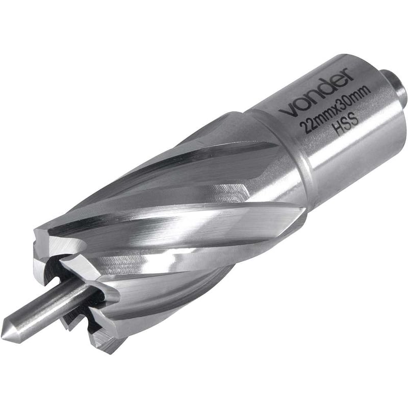 Broca anular, encaixe Weldon, 22 mm x 30 mm
