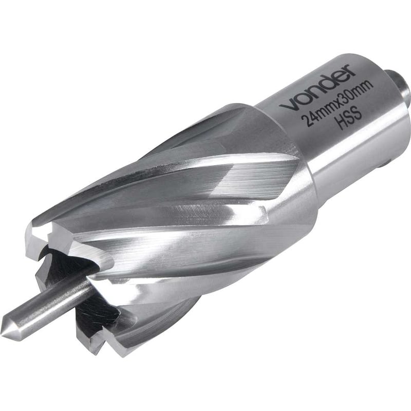 Broca anular, encaixe Weldon, 24 mm x 30 mm