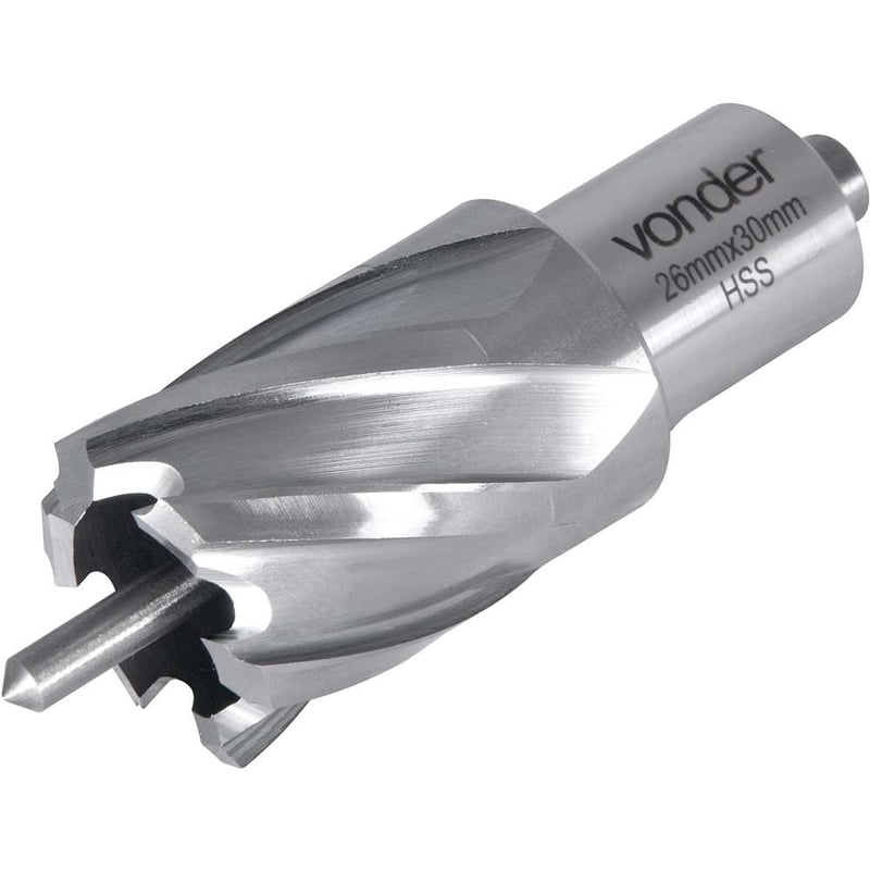 Broca anular, encaixe Weldon, 26 mm x 30 mm