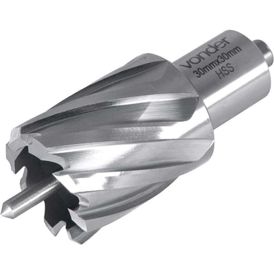 Broca anular, encaixe Weldon, 30 mm x 30 mm