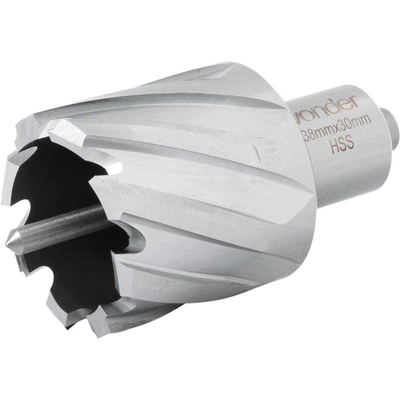 Broca anular, encaixe Weldon, 38 mm x 30 mm