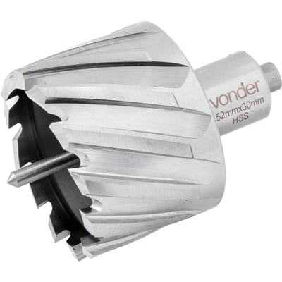 Broca anular, encaixe Weldon, 52 mm x 30 mm
