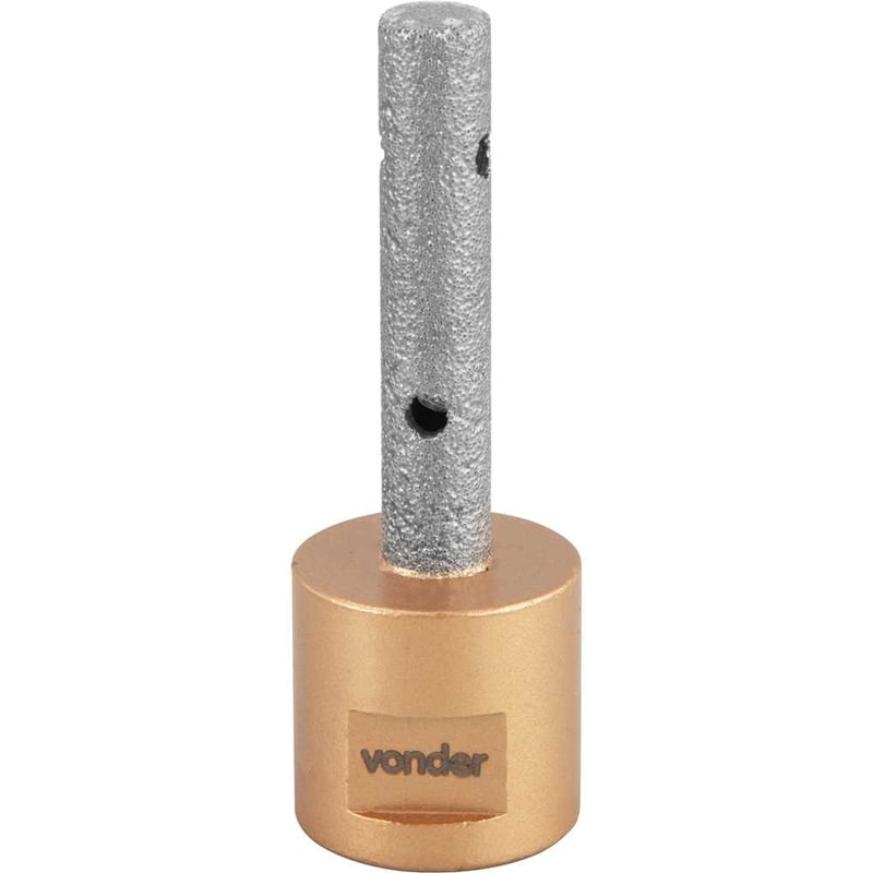 Fresa diamantada reta, 10 mm