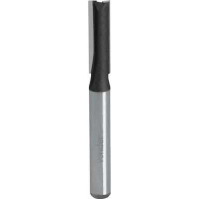 Fresa com dentes de metal duro, reta, para acabamento, sem rolamento, 6 mm, VONDER PLUS