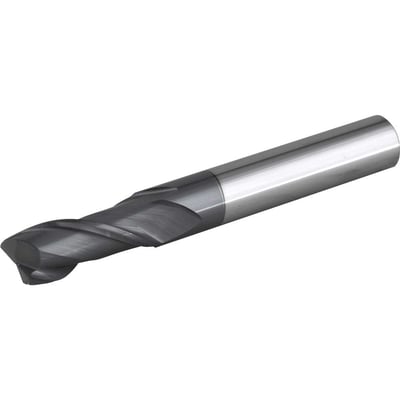 Fresa topo 8,0 mm, em metal duro, 2 cortes