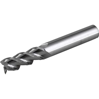 Fresa topo 8,0 mm, em metal duro, 3 cortes, polida