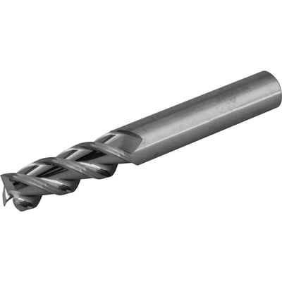 Fresa topo 10,0 mm, em metal duro, 3 cortes, polida