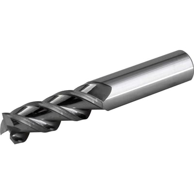 Fresa topo 12,0 mm, em metal duro, 3 cortes, polida
