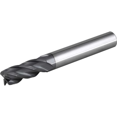 Fresa topo 10,0 mm, em metal duro, 4 cortes