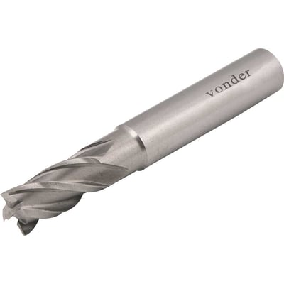 Fresa de topo em aço rápido 8,0 mm, com 4 cortes, DIN 844A