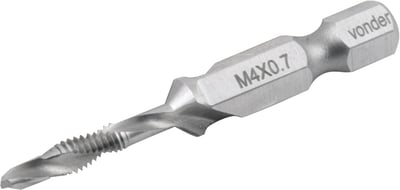 Broca/macho combinado M4 x 0,7 mm