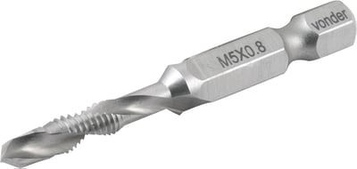 Broca/macho combinado M5 x 0,8 mm