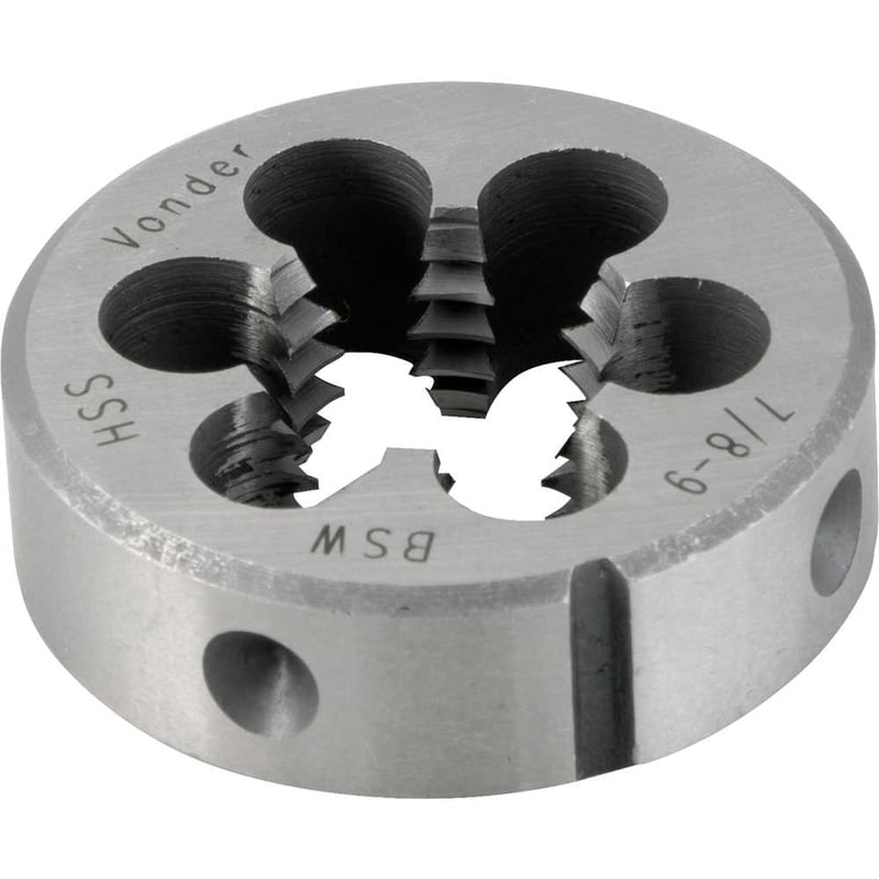 Cossinete de aço rápido 7/8", BSW, externo 2"