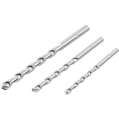 Jogo de brocas para concreto, com ponta de metal duro, 5 mm a 8 mm, com 3 peças