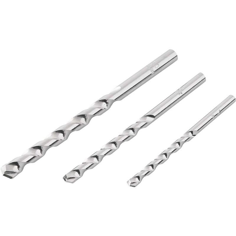 Jogo de brocas para concreto, com ponta de metal duro, 5 mm a 8 mm, com 3 peças