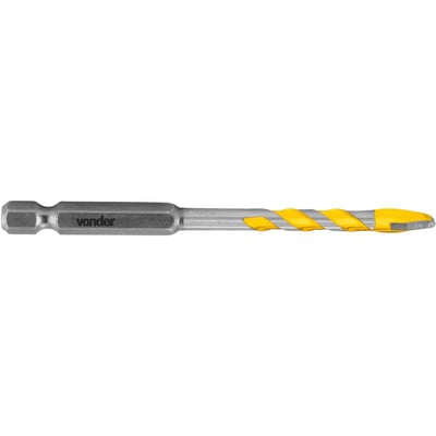 Broca para porcelanato, ponta metal duro, 4 mm