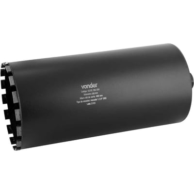 Coroa diamantada, 200 mm x 450 mm