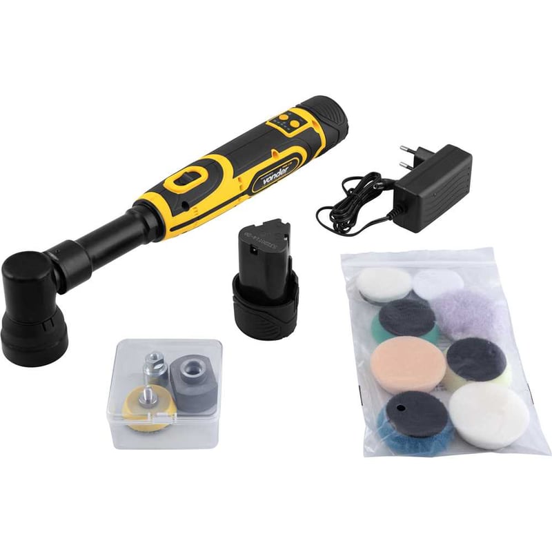 Politriz mini roto-orbital, bateria de 12 V