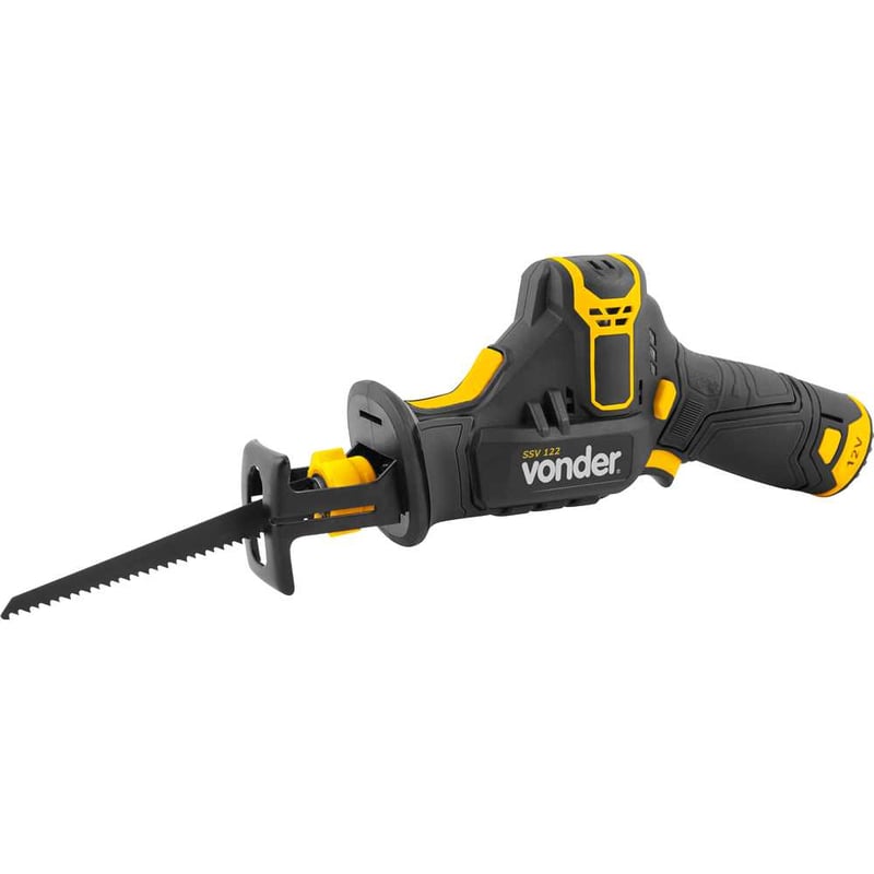 Serra sabre, bateria 12 V, fonte bivolt automático