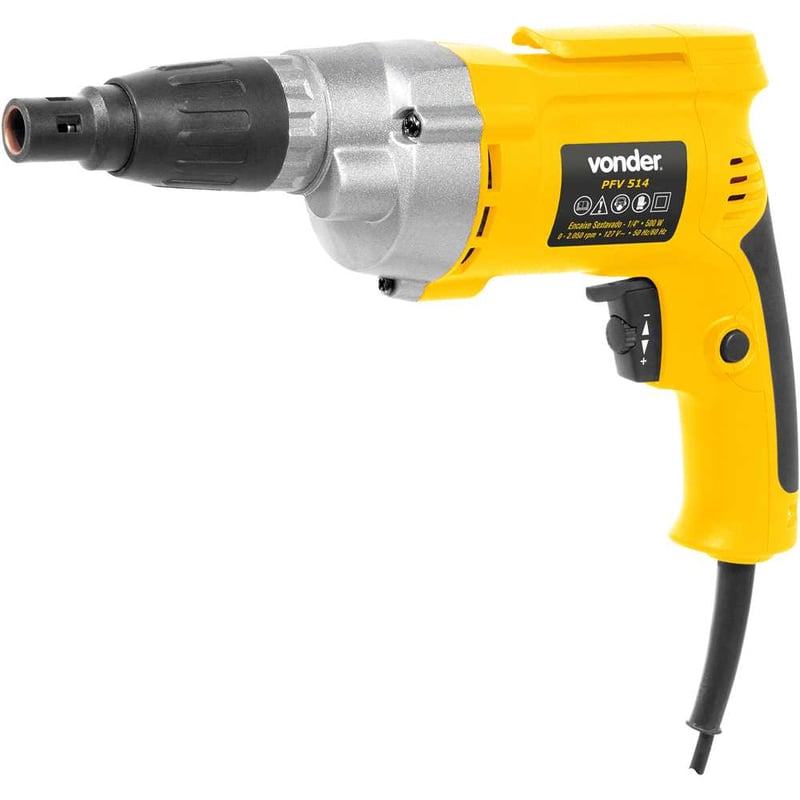Parafusadeira elétrica, encaixe 1/4", 127 V~, 500 W
