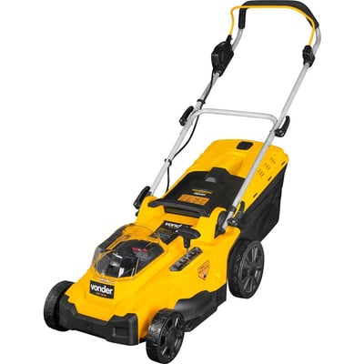 Máquina de cortar grama com recolhedor, bateria intercambiável de 18 V + 18 V (36 V), sem baterias e sem carregador