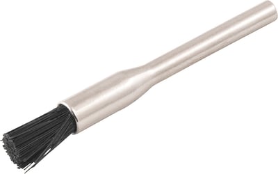 Escova tipo pincel com haste para microrretífica, 4 mm, em nylon