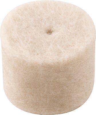 Cilindro de feltro para microrretífica, 12,7 mm x 9 mm, com 2 peças