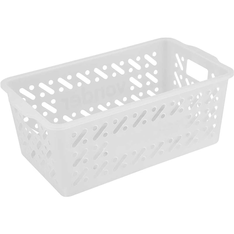 Cesto plástico organizador, 6 kgf, transparente