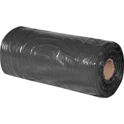 Lona plástica preta, 4 m x 100 m, 36 kg