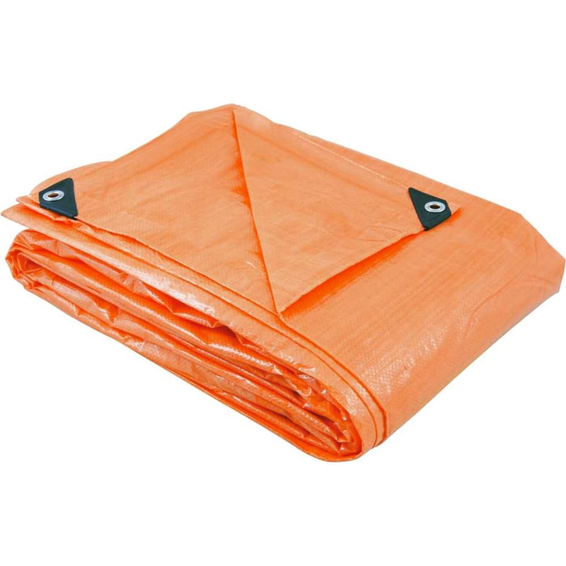Lona de polietileno laranja 3 m x 2 m