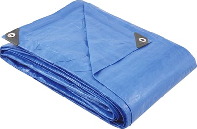 Lona de polietileno azul 6 m x 4 m