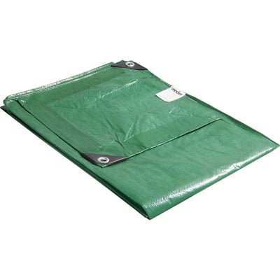 Lona de polietileno verde 2 m x 2 m