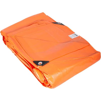 Lona reforçada de polietileno laranja 12 m x 5 m, VONDER PLUS
