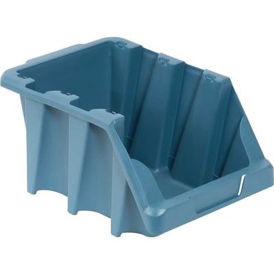 Gaveteiro plástico, nº 7, 18,0 cm x 22,0 cm x 34,0 cm,modelo prático, azul