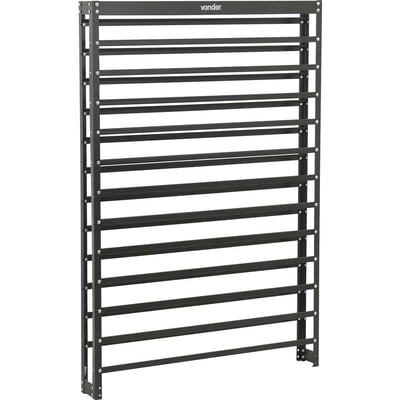 Estante metálica para gaveteiros, 150,0 cm x 101,0 cm x 16,0 cm, 108/3