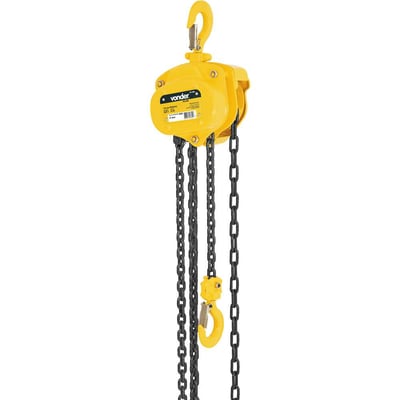 Talha manual, 0,5 tonelada (0,5 tf), elevação 3,0 m, VONDER PLUS