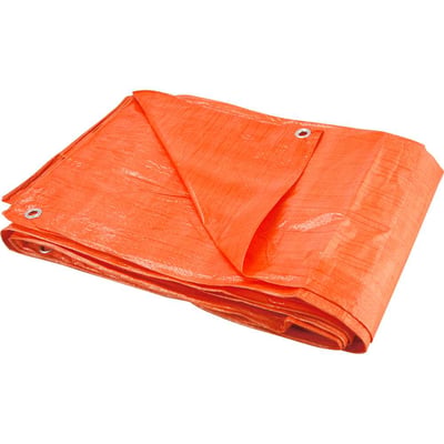 Lona de polietileno laranja 3 m x 2 m, 100 micra, VONDER LEVE