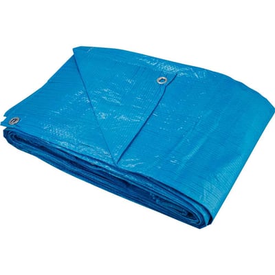 Lona de polietileno azul 5 m x 5 m, 100 micra, VONDER LEVE