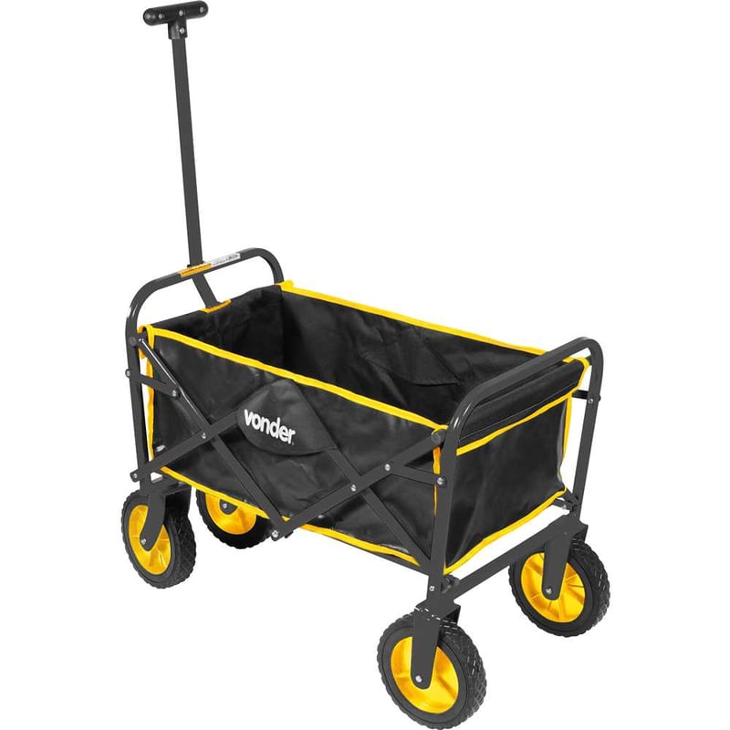 Carrinho para carga, dobrável, com bolsa, 60 kgf