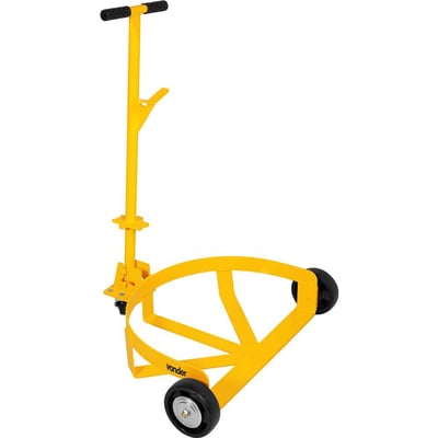 Carrinho para transporte de tambor, capacidade de 500 kgf