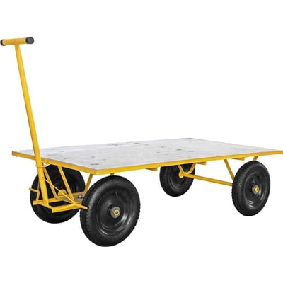 Carrinho plataforma de compensado, 800 kgf, desmontado