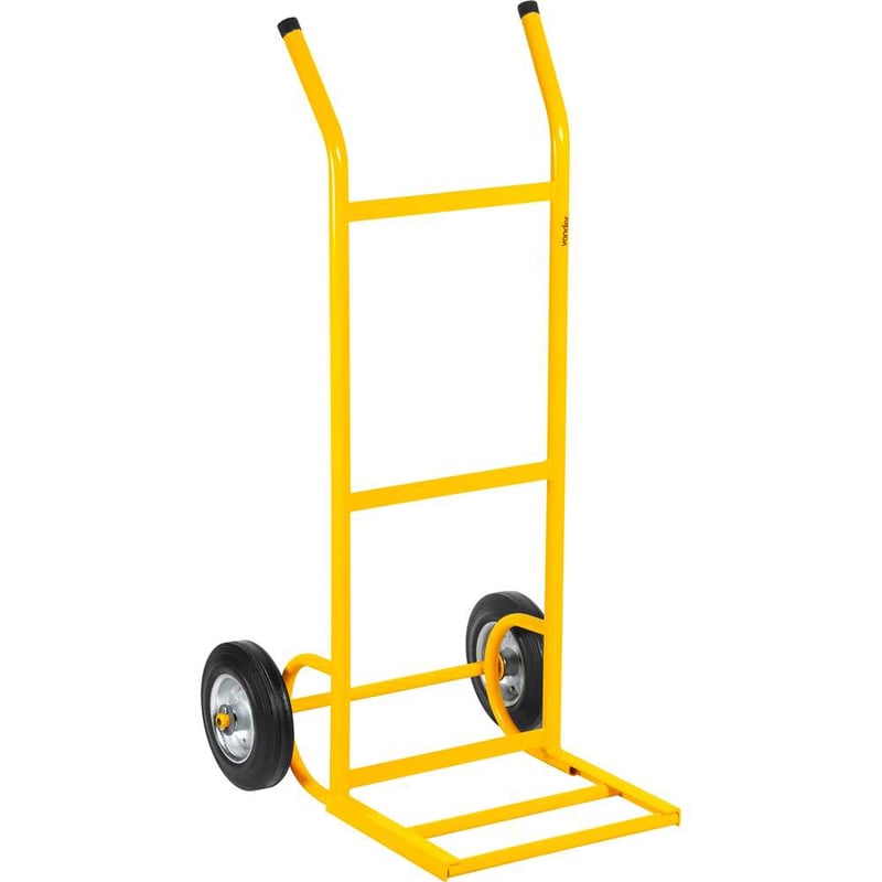 Carrinho para transporte de carga, até 150,0 kg, com roda de borracha