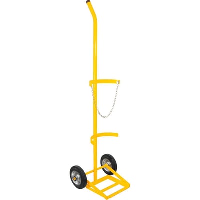Carrinho para transporte de cilindro de oxigênio ou acetileno, para 1 cilindro G